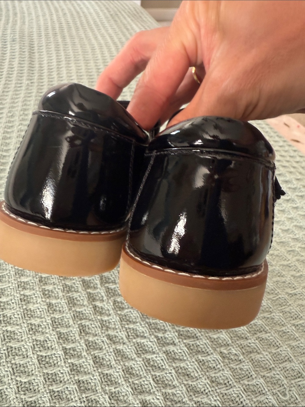 Elephantito Patent Leather Girls Black Mary Jane Shoes kids size 2 - Picture 5 of 8